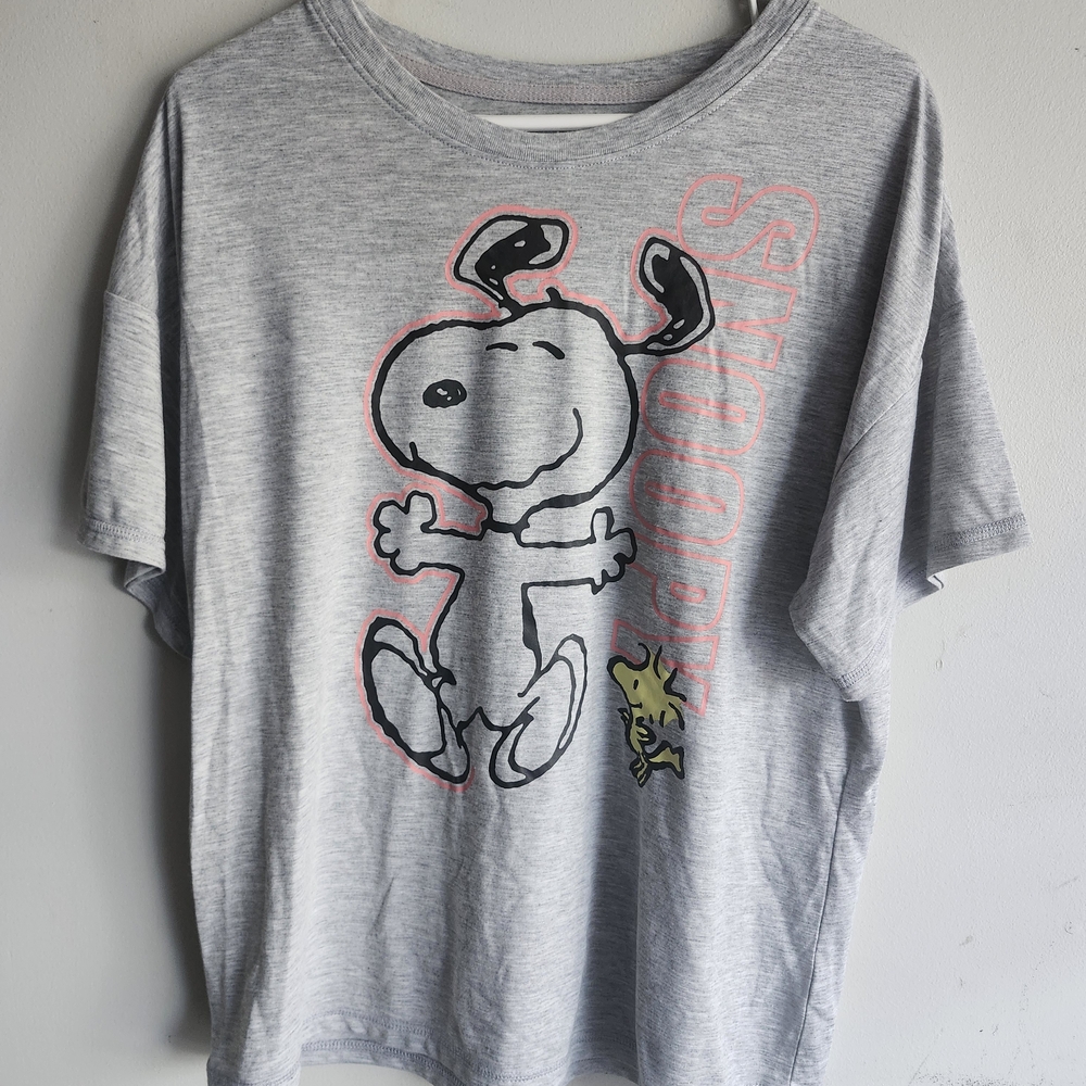 Gray Snoopy Kids T-Shirt